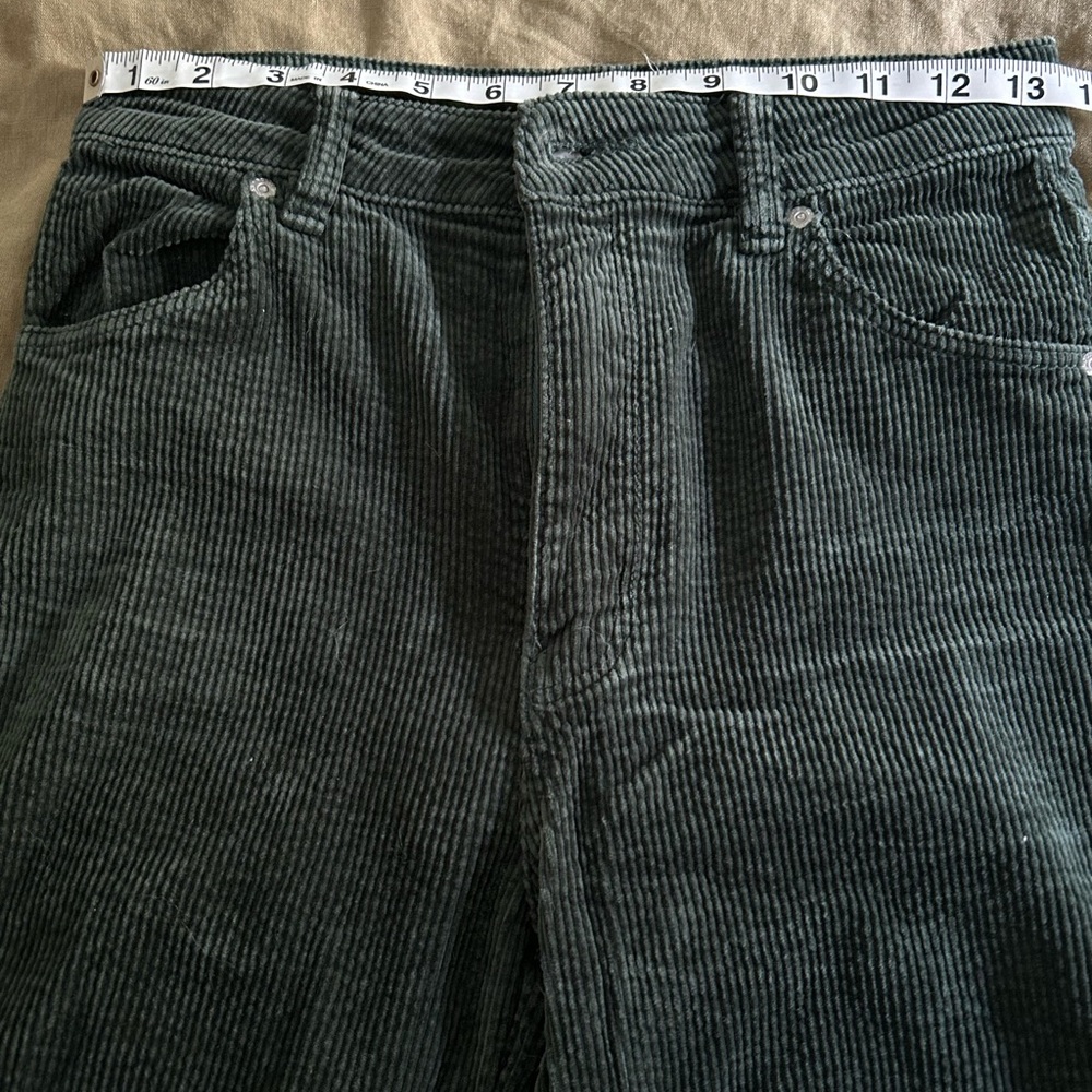 Rolla East Coast Flare Corduroy- Dark Green- 26 - Picture 8 of 10